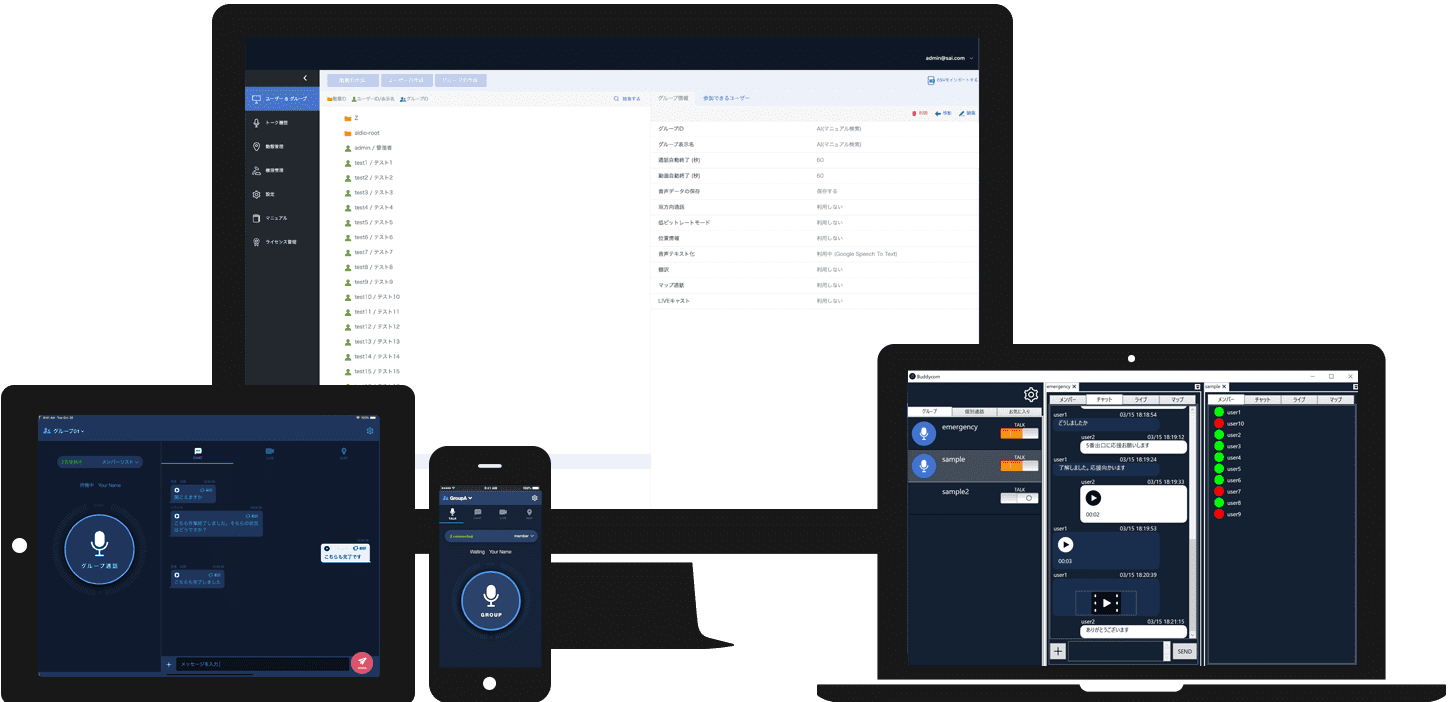 If you have a smart IP radio Buddycom
        You can solve all the problems in various usage scenes