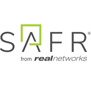 AI顔認証 SAFR®︎のロゴ